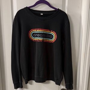 Zyia Black Dream Big Sweatshirt